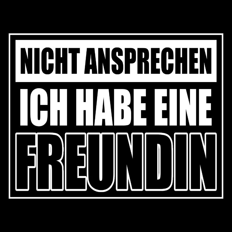 Nicht ansprechen Ich habe eine Freundin