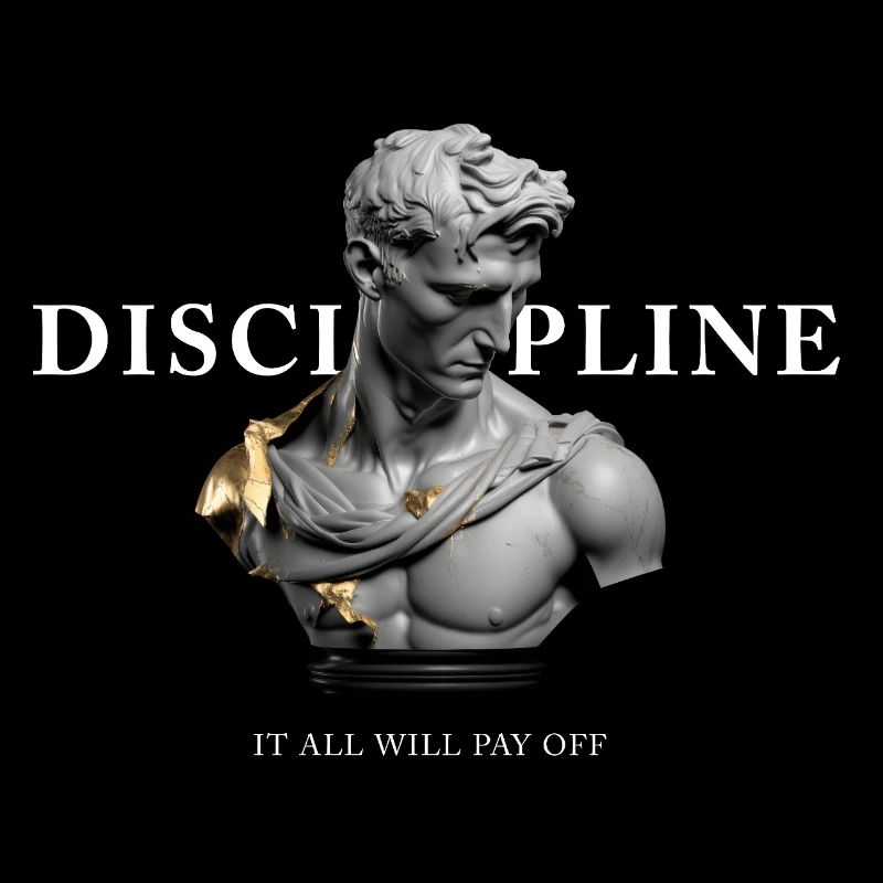 Discipline Greek Statue – It All Will Pay Off
