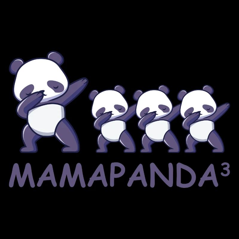 Schwanger werdene Mutter Drillinge Panda