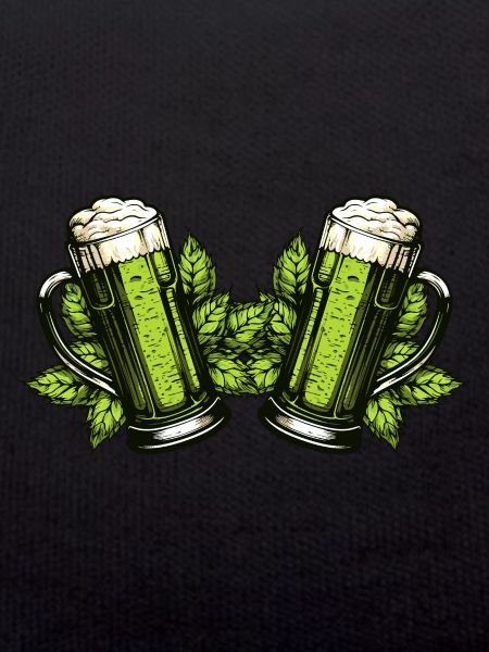 Bierglas Hopfen