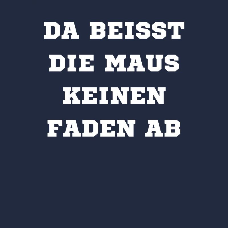 Since the mouse does not bite off a thread