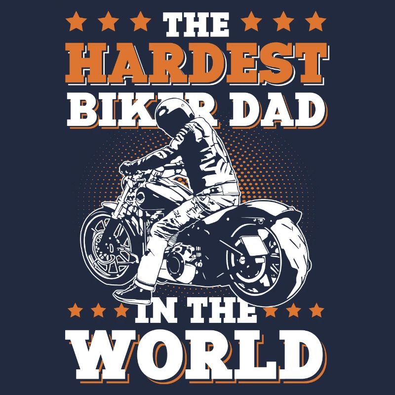 Motorcycle dad biker dad