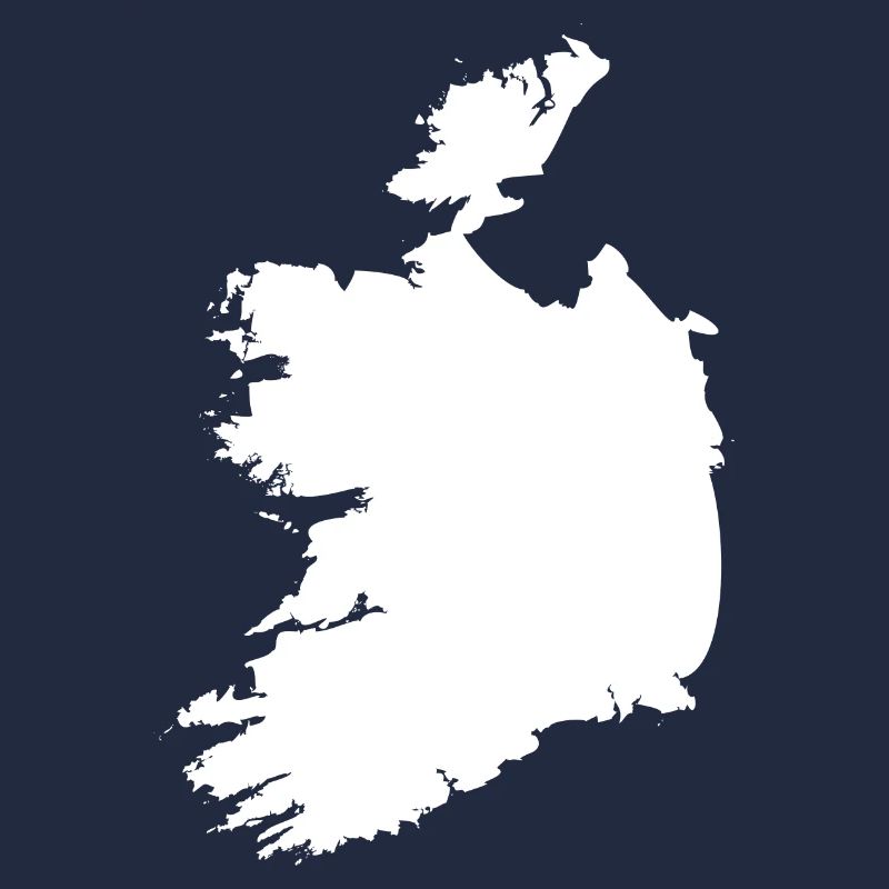 Drapeau de carte d'Irlande