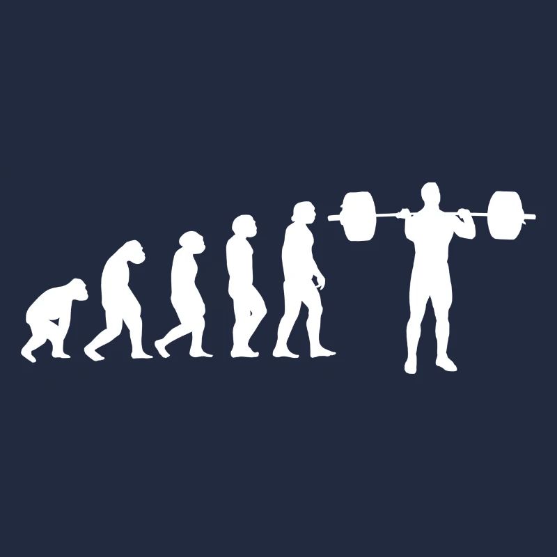 Evolution Gewichtheber