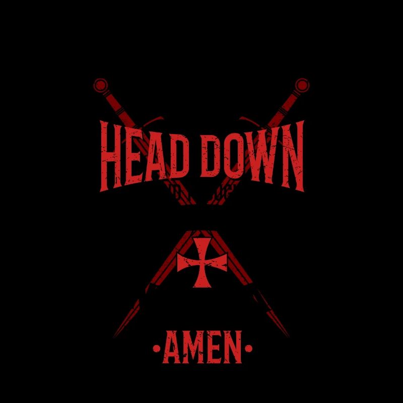 The Devil Saw Me With My Head Down Rot/Schwarz