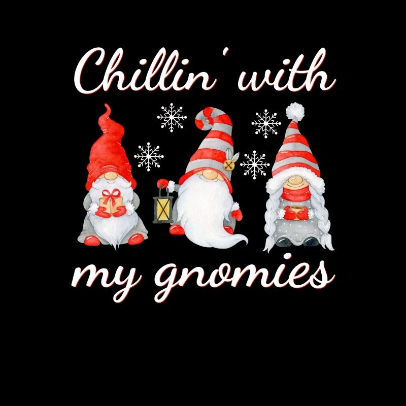 Chillin avec mes gnomies - Gnomes de Noël