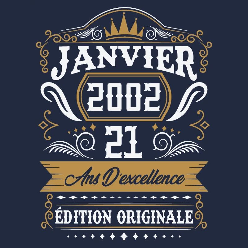 Janvier 2002 21 Ans Rétro Cadeau D'anniversaire