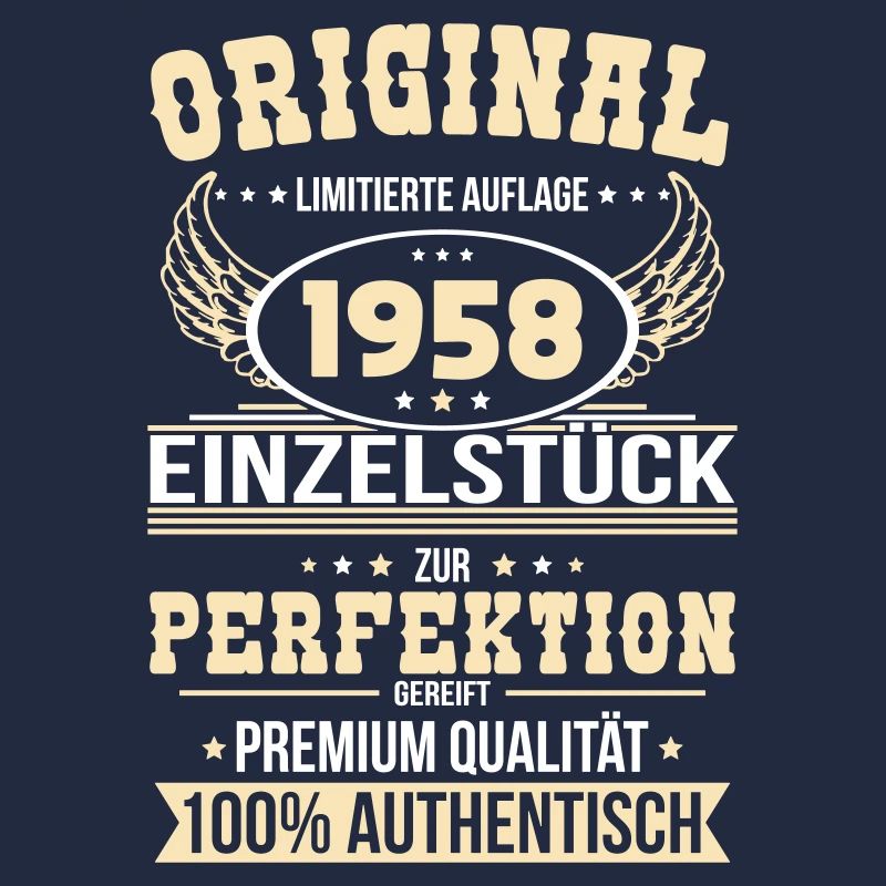 65e anniversaire - Pièce originale unique de 1958