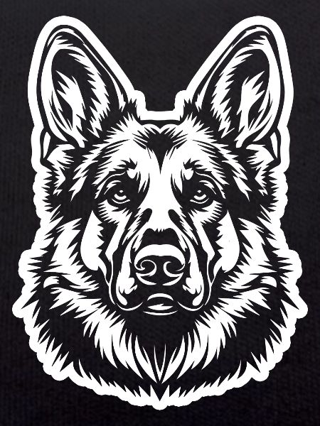 Schäferhund Hund Hundekopf