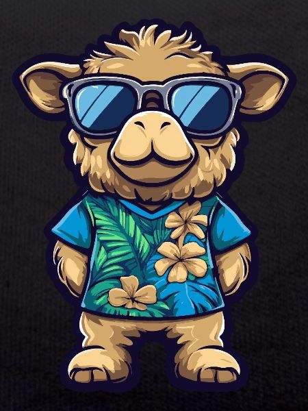 Camel Comic Funny Summer