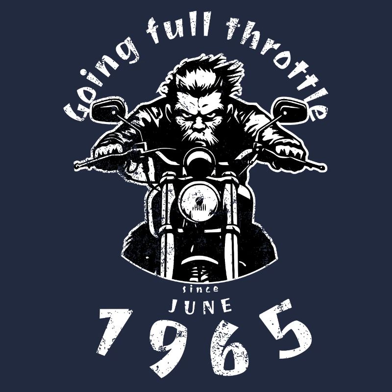 60. Geburtstag Going full throttle since 06/1965
