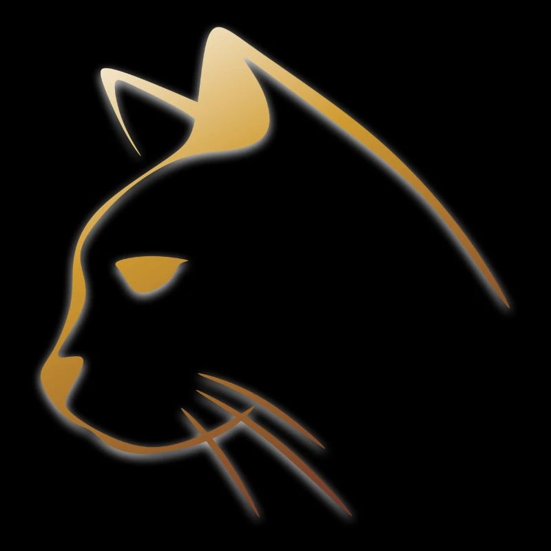 goldene Katze