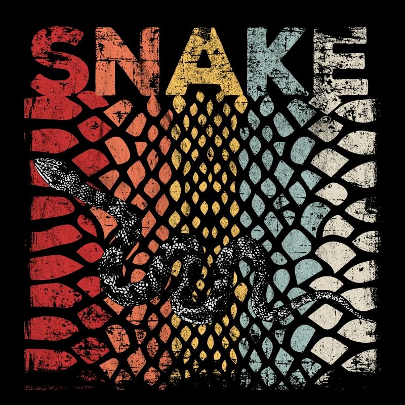 Snake Pattern Vintage Corn Snake Animal Gift