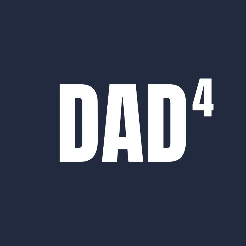 Dad Dad Daddy Daddy Kids 4 Math Gift