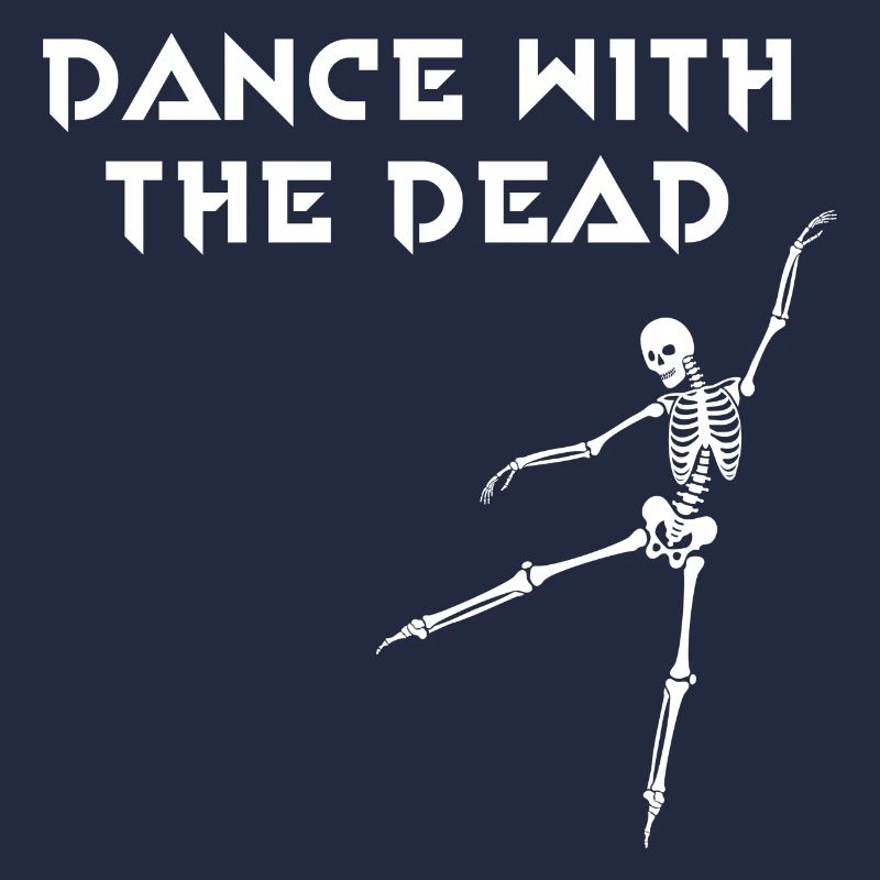 Danse avec death skull skeleton