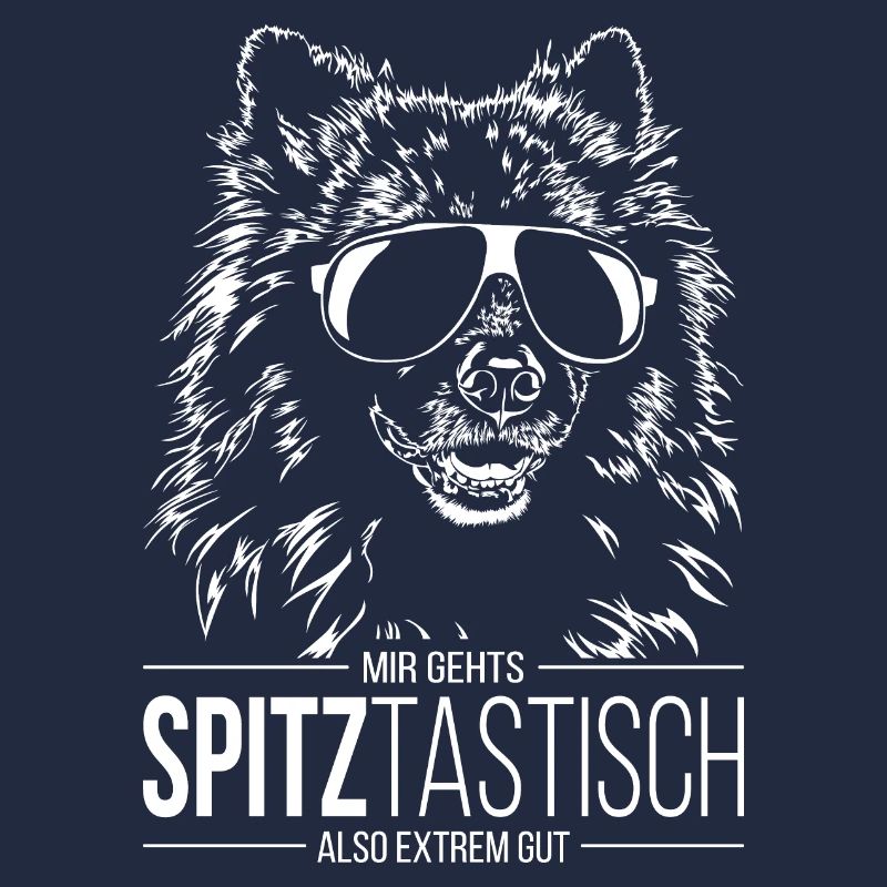 SPITZTASTISCH Wolfsspitz Spitz Spruch Wilsigns