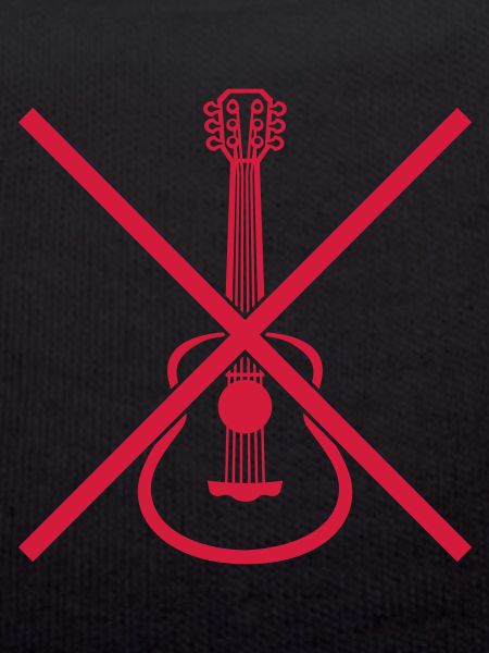 No guitarist playing guitar