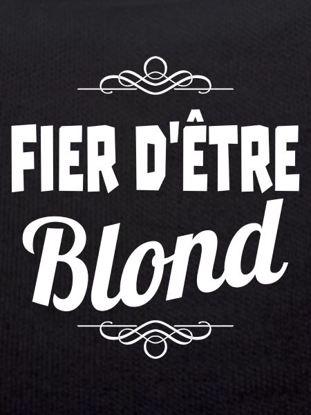 fier d'être blond