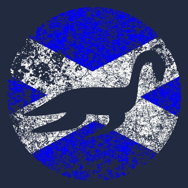 Drapeau écossais du monstre du Loch Ness