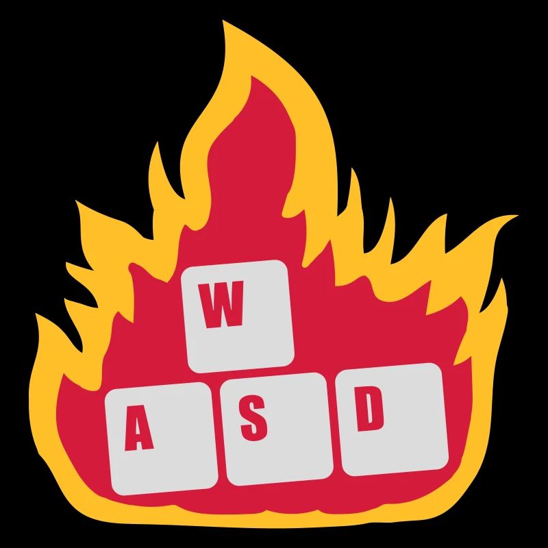 Nerd Computer WASD Clavier