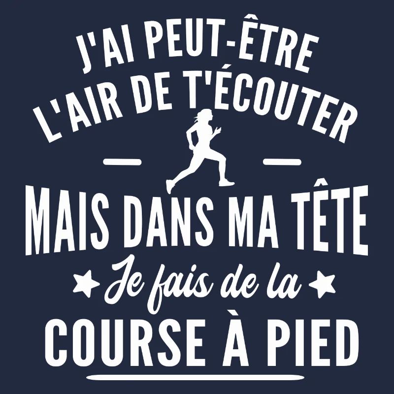 je fais de la course à pied / cadeau course à pied