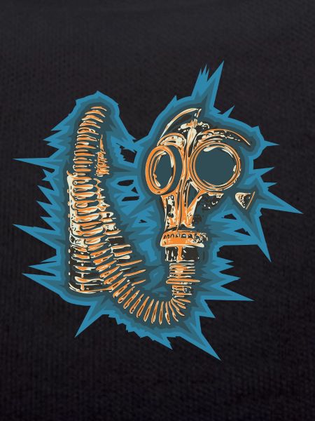 Gasmask Spikey Hintergrund