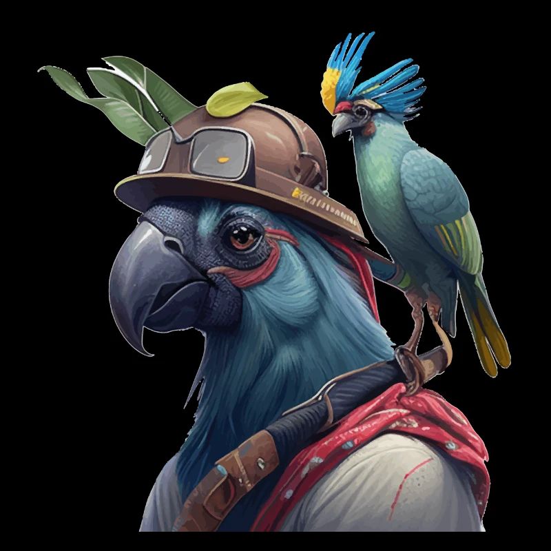 Papageienkopf Geschenk