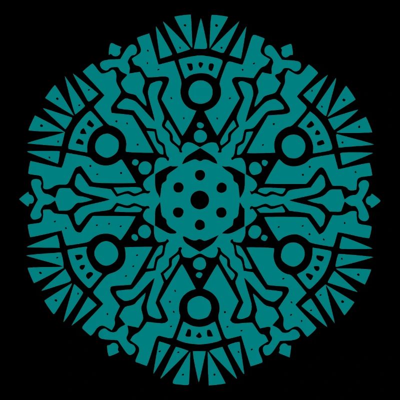 Modèle Mandala Maya