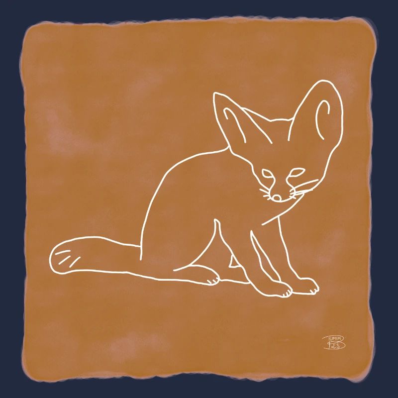 « Fennek », Boho Line Art Design, série « Desert »