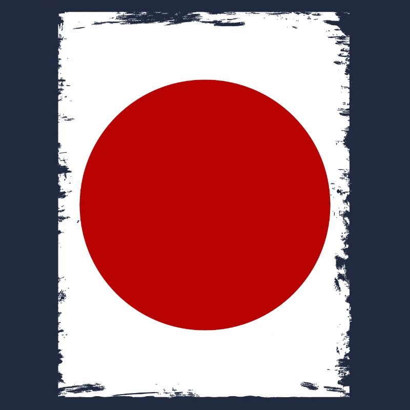 Drapeau du Japon Utilisé Look Nihon Drapeau japonais
