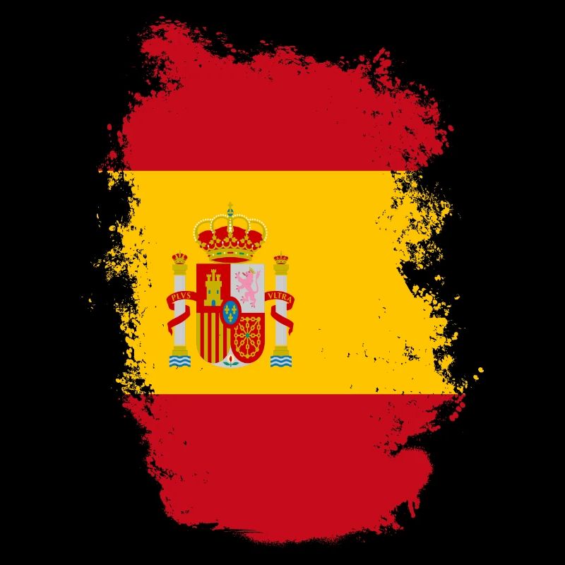 Drapeau d'Espagne Drapeau espagnol vintage Look usé