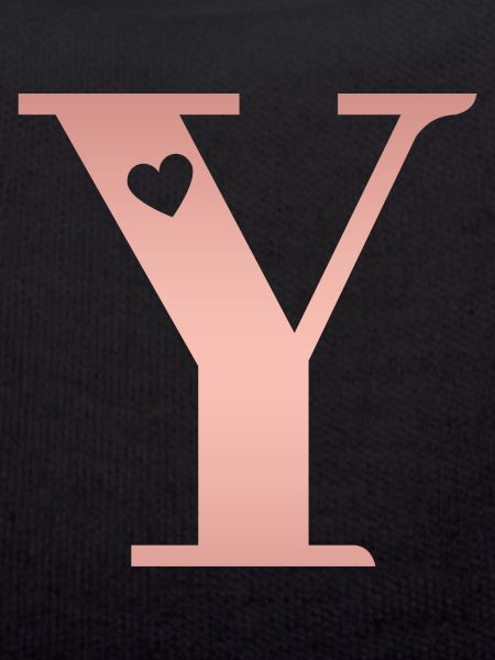 letter Y rose gold