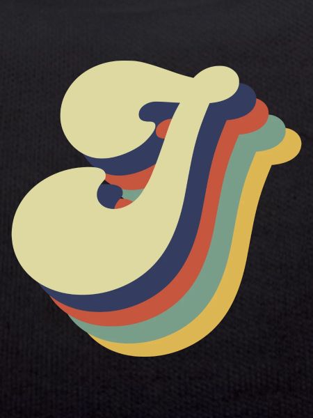 Retro J Letter