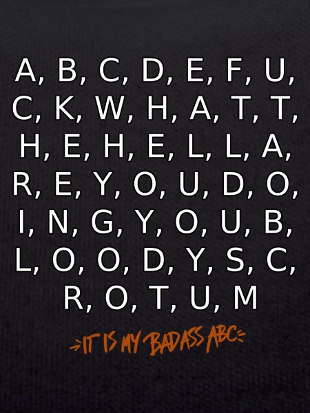 Mein Badass Abc