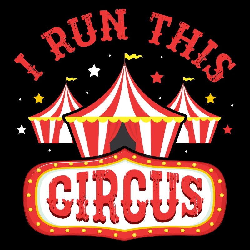 Je dirige ces numéros de fête à thème de costume de cirque