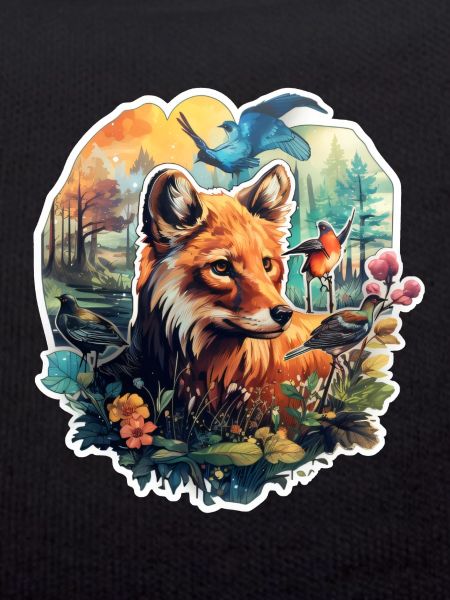 Fox in a clearing