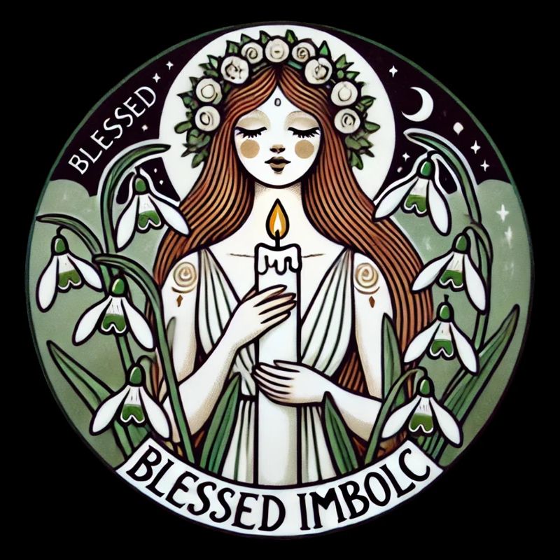 Imbolc Pagan Sabbat Art