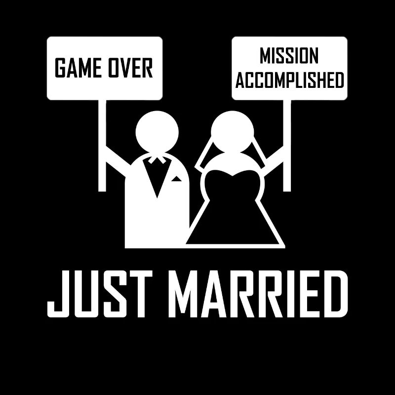 Just Married Junggesellenabschied Game Over