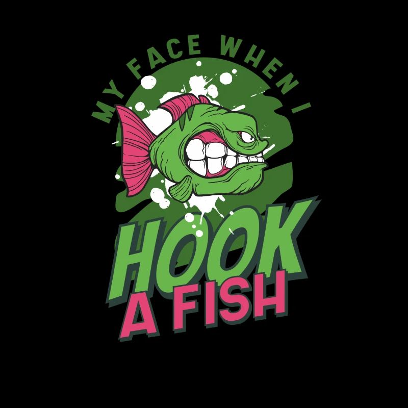 My face when a fish bites