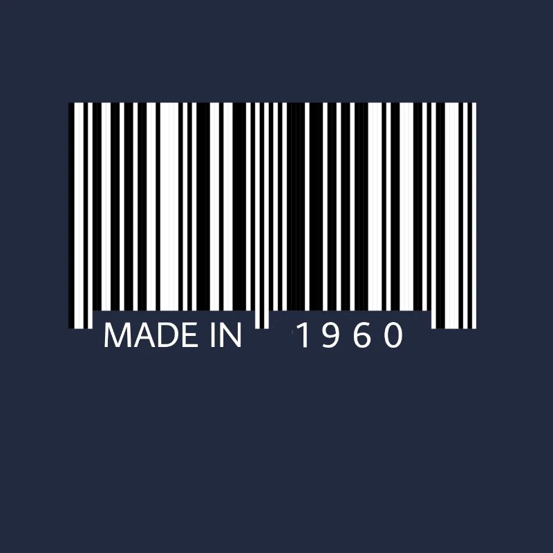 Made in 1960 Barcode Gift