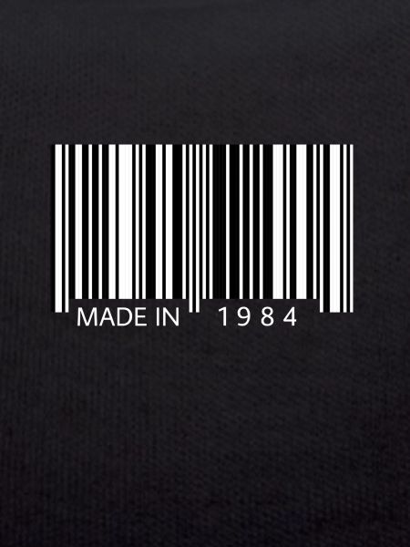 Made in 1984 Barcode Geschenk