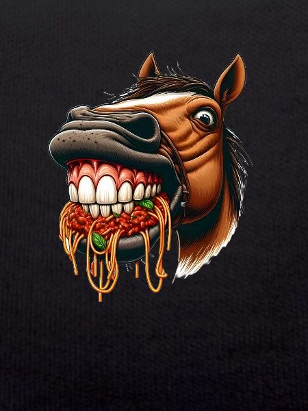 Pasta Lover Horse