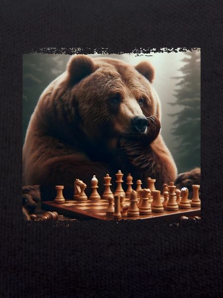Chess Playing Bear