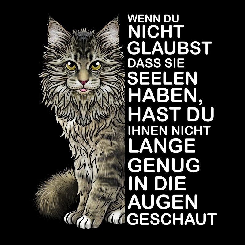 Maine Coon Lustiger Spruch
