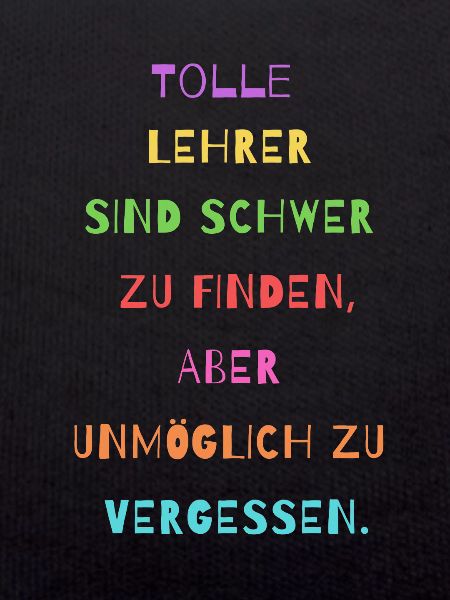 Lehrer Geschenkidee