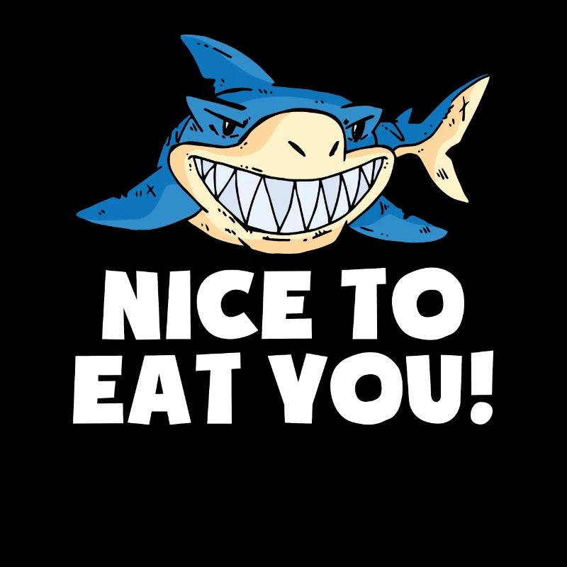 Drôle de requin cadeaux agréables à manger vous drôle de requin