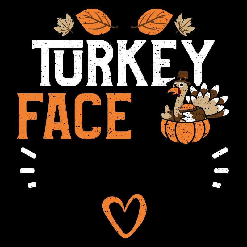 Visage de dinde - Action de grâce