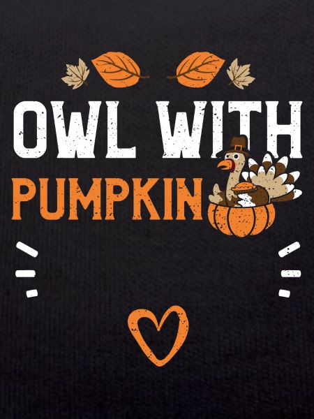 Owl With Pumpkin - Thanksgiving