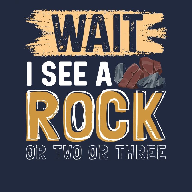 Warte, ich sehe einen Stein oder zwei oder drei