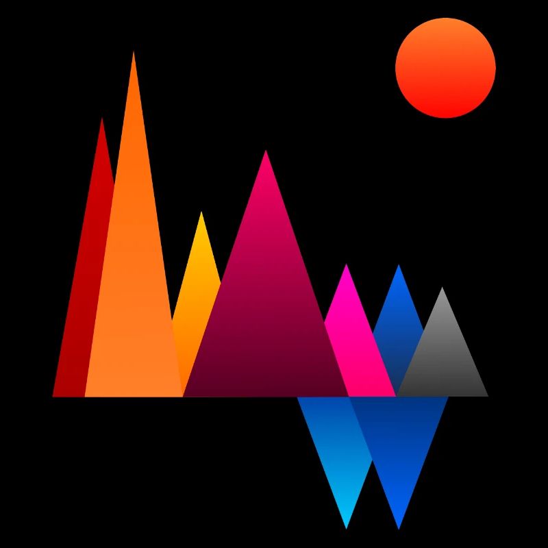 Bunte Berge